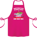 Golf Weekend Golfer Alcohol Beer Funny Cotton Apron 100% Organic Pink