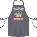 Golf Weekend Golfer Alcohol Beer Funny Cotton Apron 100% Organic Steel