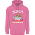 Golf Weekend Golfer Alcohol Beer Funny Mens 80% Cotton Hoodie Azelea