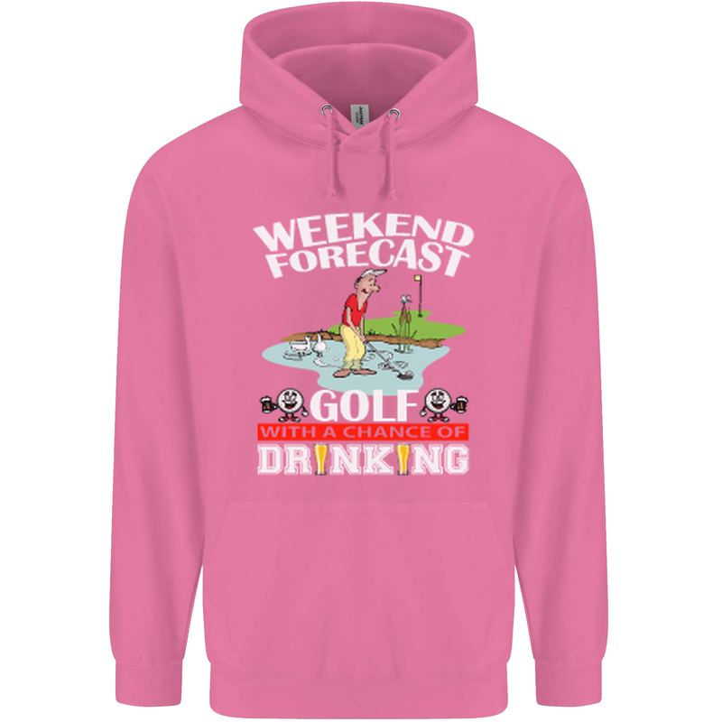 Golf Weekend Golfer Alcohol Beer Funny Mens 80% Cotton Hoodie Azelea