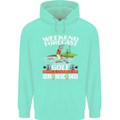 Golf Weekend Golfer Alcohol Beer Funny Mens 80% Cotton Hoodie Peppermint