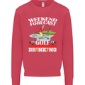Golf Weekend Golfer Alcohol Beer Funny Mens Sweatshirt Jumper Heliconia
