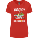 Golf Weekend Golfer Alcohol Beer Funny Womens Wider Cut T-Shirt Red