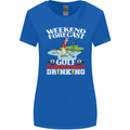 Golf Weekend Golfer Alcohol Beer Funny Womens Wider Cut T-Shirt Royal Blue