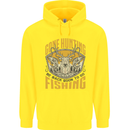 Gone Hunting Then Fishing Funny Hunter Childrens Kids Hoodie Yellow