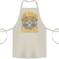Gone Hunting Then Fishing Funny Hunter Cotton Apron 100% Organic Natural