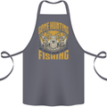 Gone Hunting Then Fishing Funny Hunter Cotton Apron 100% Organic Steel