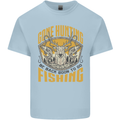 Gone Hunting Then Fishing Funny Hunter Kids T-Shirt Childrens Light Blue