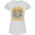 Gone Hunting Then Fishing Funny Hunter Womens Petite Cut T-Shirt White