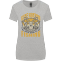 Gone Hunting Then Fishing Funny Hunter Womens Wider Cut T-Shirt Sports Grey