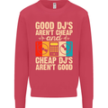 Good DJs Aren't Cheap Funny DJing Kids Sweatshirt Jumper Heliconia