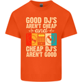 Good DJs Aren't Cheap Funny DJing Kids T-Shirt Childrens Orange