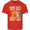 Good DJs Aren't Cheap Funny DJing Kids T-Shirt Childrens Red