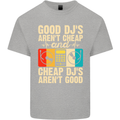 Good DJs Aren't Cheap Funny DJing Kids T-Shirt Childrens Sports Grey