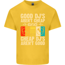 Good DJs Aren't Cheap Funny DJing Kids T-Shirt Childrens Yellow