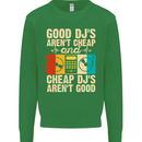 Good DJs Aren't Cheap Funny DJing Mens Sweatshirt Jumper Irish Green