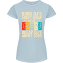 Good DJs Aren't Cheap Funny DJing Womens Petite Cut T-Shirt Light Blue