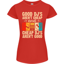 Good DJs Aren't Cheap Funny DJing Womens Petite Cut T-Shirt Red