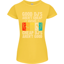 Good DJs Aren't Cheap Funny DJing Womens Petite Cut T-Shirt Yellow