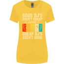 Good DJs Aren't Cheap Funny DJing Womens Wider Cut T-Shirt Yellow