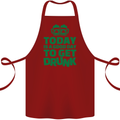 Good Day to Get Drunk St. Patrick's Day Cotton Apron 100% Organic Maroon
