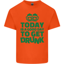 Good Day to Get Drunk St. Patrick's Day Kids T-Shirt Childrens Orange