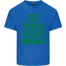 Good Day to Get Drunk St. Patrick's Day Kids T-Shirt Childrens Royal Blue