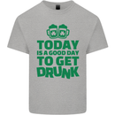 Good Day to Get Drunk St. Patrick's Day Kids T-Shirt Childrens Sports Grey