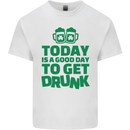 Good Day to Get Drunk St. Patrick's Day Kids T-Shirt Childrens White
