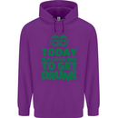 Good Day to Get Drunk St. Patrick's Day Mens 80% Cotton Hoodie Purple