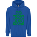 Good Day to Get Drunk St. Patrick's Day Mens 80% Cotton Hoodie Royal Blue