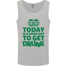 Good Day to Get Drunk St. Patrick's Day Mens Vest Tank Top Sports Grey
