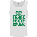 Good Day to Get Drunk St. Patrick's Day Mens Vest Tank Top White