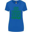 Good Day to Get Drunk St. Patrick's Day Womens Wider Cut T-Shirt Royal Blue