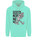 Good Morning Mummy Coffee Halloween Childrens Kids Hoodie Peppermint