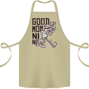 Good Morning Mummy Coffee Halloween Cotton Apron 100% Organic Khaki