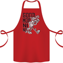 Good Morning Mummy Coffee Halloween Cotton Apron 100% Organic Red