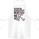 Good Morning Mummy Coffee Halloween Cotton Apron 100% Organic White