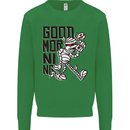Good Morning Mummy Coffee Halloween Kids Sweatshirt Jumper Irish Green