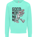Good Morning Mummy Coffee Halloween Kids Sweatshirt Jumper Peppermint