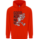 Good Morning Mummy Coffee Halloween Mens 80% Cotton Hoodie Bright Red