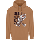 Good Morning Mummy Coffee Halloween Mens 80% Cotton Hoodie Caramel Latte