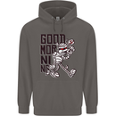 Good Morning Mummy Coffee Halloween Mens 80% Cotton Hoodie Charcoal