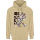 Good Morning Mummy Coffee Halloween Mens 80% Cotton Hoodie Sand