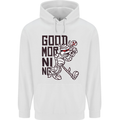 Good Morning Mummy Coffee Halloween Mens 80% Cotton Hoodie White