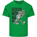 Good Morning Mummy Coffee Halloween Mens Cotton T-Shirt Tee Top Irish Green