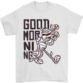 Good Morning Mummy Coffee Halloween Mens T-Shirt 100% Cotton White
