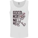 Good Morning Mummy Coffee Halloween Mens Vest Tank Top White