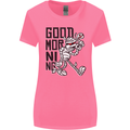 Good Morning Mummy Coffee Halloween Womens Wider Cut T-Shirt Azalea