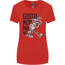 Good Morning Mummy Coffee Halloween Womens Wider Cut T-Shirt Red